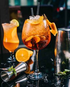 The Aperol Spritz is the kind of cocktail that instantly brightens up any occasion. 